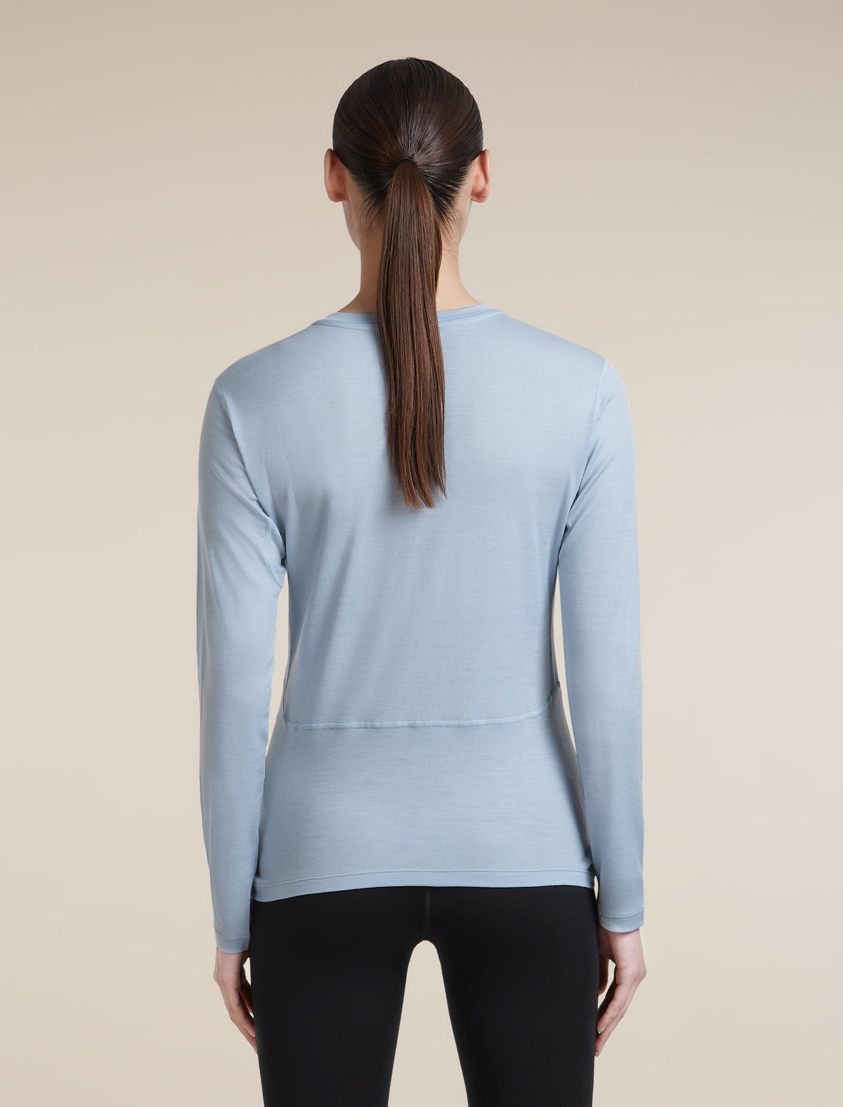 Women's 200 MerinoFine™ Ace Long Sleeve Thermal Crewe Zinc Blue - 2