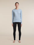 Women's 200 MerinoFine™ Ace Long Sleeve Thermal Crewe Zinc Blue - 3