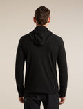 Men's Merino 400 RealFleece™ Grid Blackridge Pullover Hoodie Black - 2