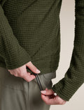 Women's Merino 400 RealFleece™ Grid Peaksland Long Sleeve Half Zip Dark Loden - 7