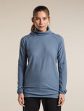 Women's Merino 400 RealFleece™ Grid Blackridge Pullover Hoodie Dawn - 1