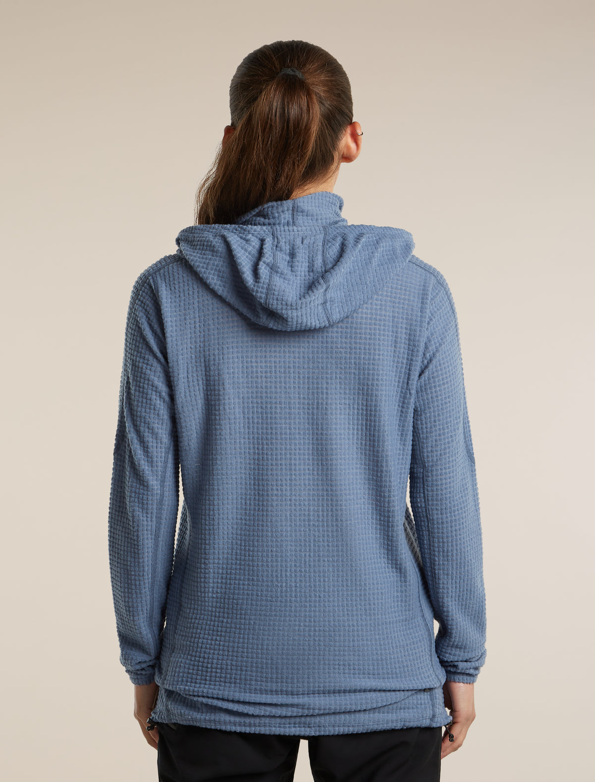 Women's Merino 400 RealFleece™ Grid Blackridge Pullover Hoodie Dawn - 2