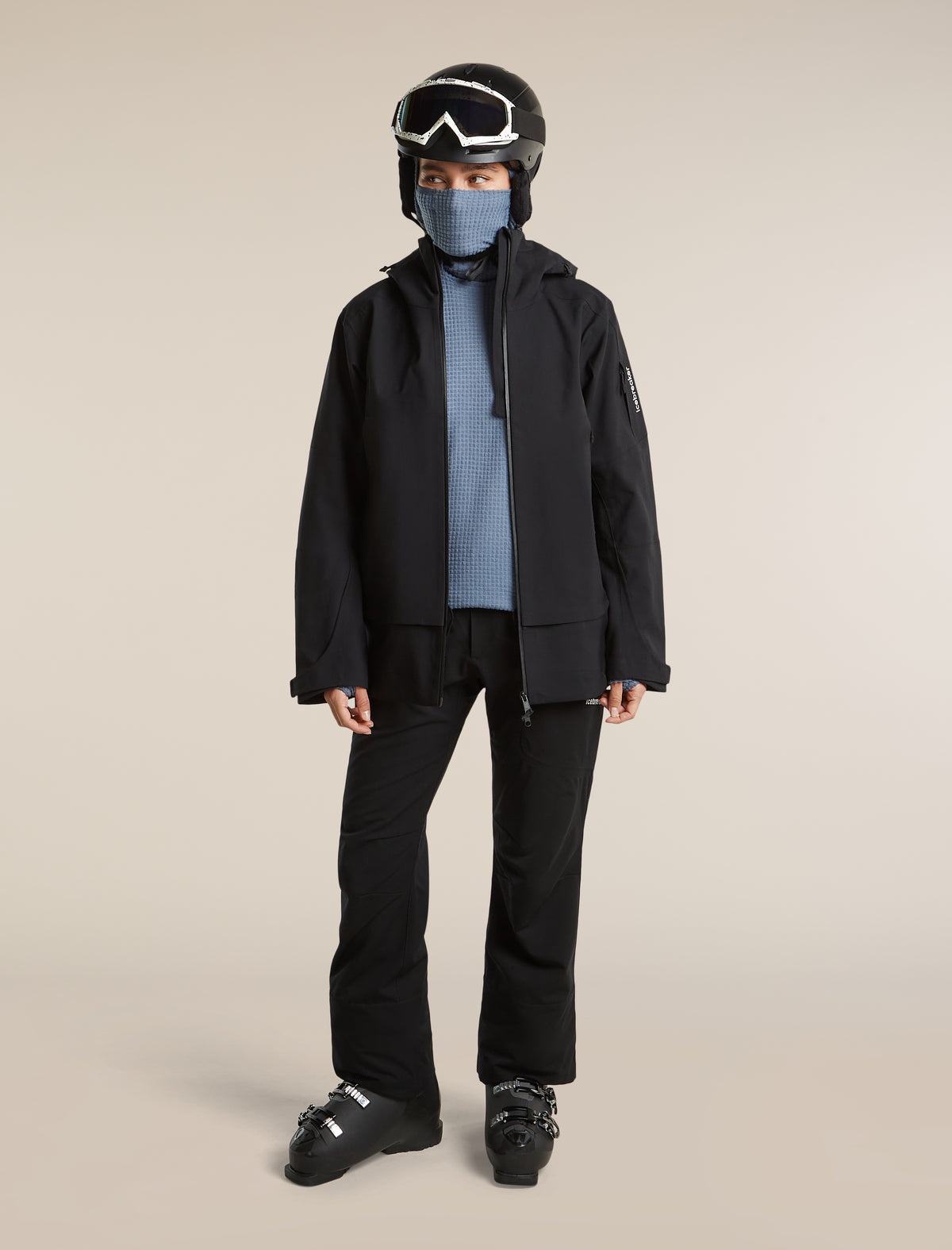 Women's Merino 400 RealFleece™ Grid Blackridge Pullover Hoodie Dawn - 4