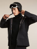Unisex Merino 260 Oasis Vertex Reversible Chute Chillwave Black/Obsidian - 6
