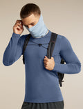 Unisex Merino 260 Oasis Vertex Reversible Chute Chillwave Snow/Zinc Blue - 6