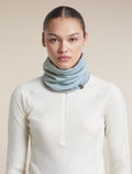Unisex Merino 260 Oasis Vertex Reversible Chute Chillwave Snow/Zinc Blue - 7