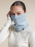 Unisex Merino 260 Oasis Vertex Reversible Chute Chillwave Snow/Zinc Blue - 13