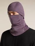 Unisex Merino 360 RealFleece™ Elemental Balaclava Grey Plum - 1
