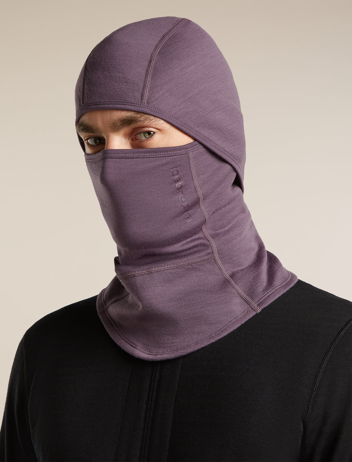 Unisex Merino 360 RealFleece™ Elemental Balaclava Grey Plum - 1