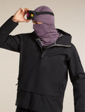 Unisex Merino 360 RealFleece™ Elemental Balaclava Grey Plum - 3