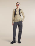 Women's Merino 200 Oasis Long Sleeve Thermal Crewe Moss Bloom AOP Cumin/Undyed/AOP - 4