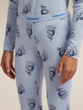 Legging 200 Oasis Bear Tour AOP en mérinos pour enfants  - 10