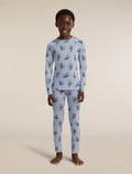 Legging 200 Oasis Bear Tour AOP en mérinos pour enfants  - 3