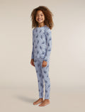 Legging 200 Oasis Bear Tour AOP en mérinos pour enfants  - 9