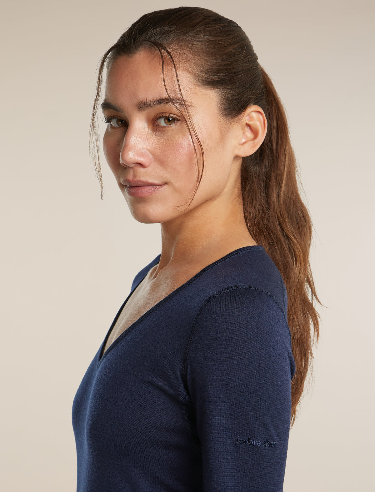 Chandail à encolure en V 200 Oasis en mérinos pour femmes  - 6