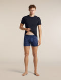 Men's Merino 150 Anatomica Boxers Moss Bloom Midnight Navy - 6