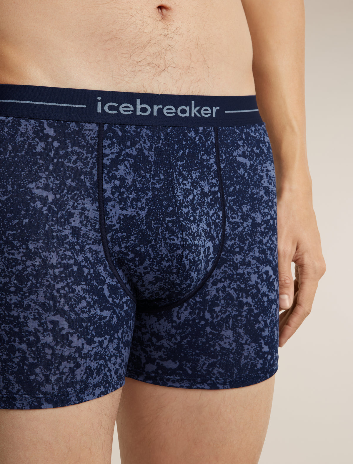 Men's Merino 150 Anatomica Boxers Moss Bloom Midnight Navy - 4