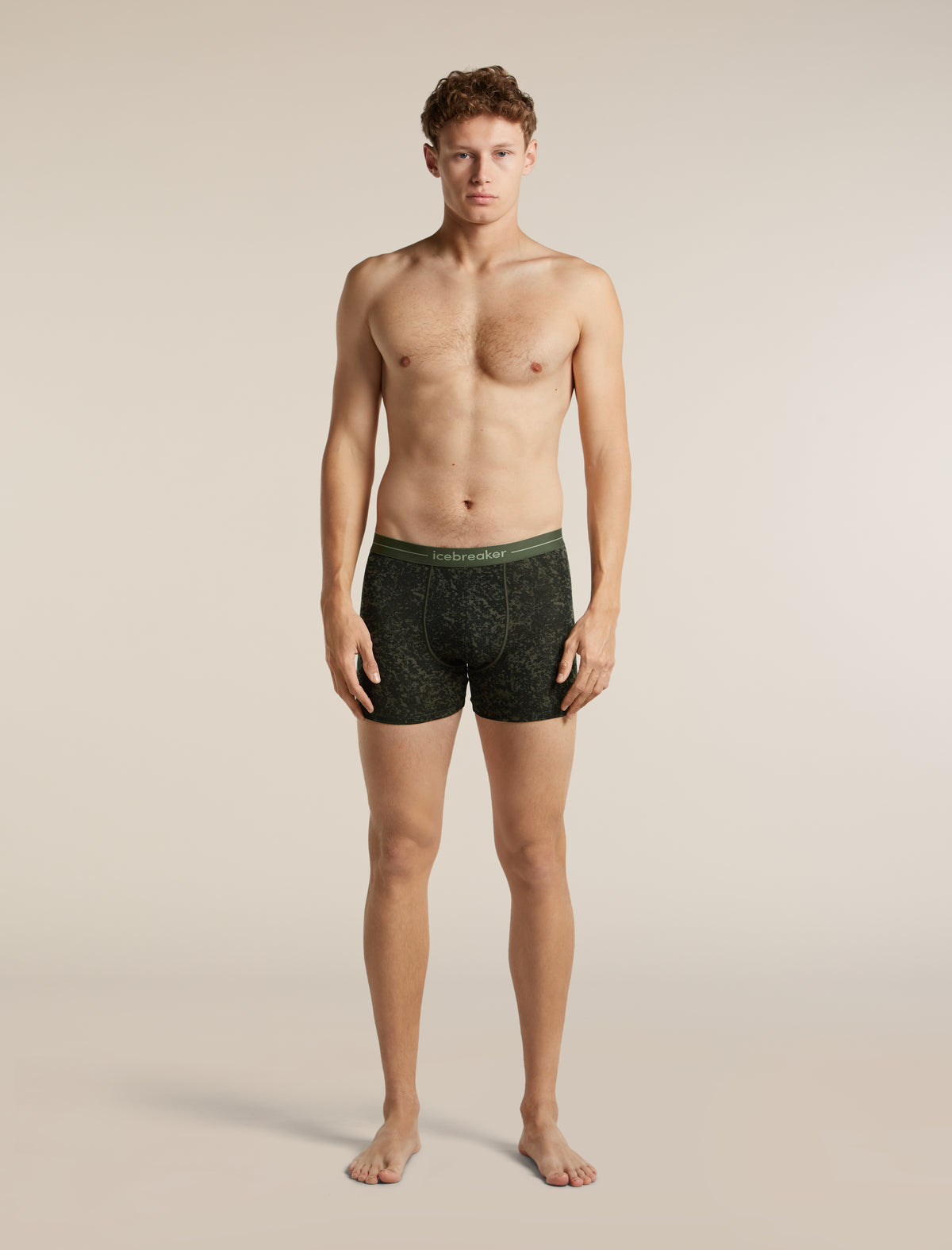 Men's Merino 150 Anatomica Boxers Moss Bloom Dark Loden/Aop - 3