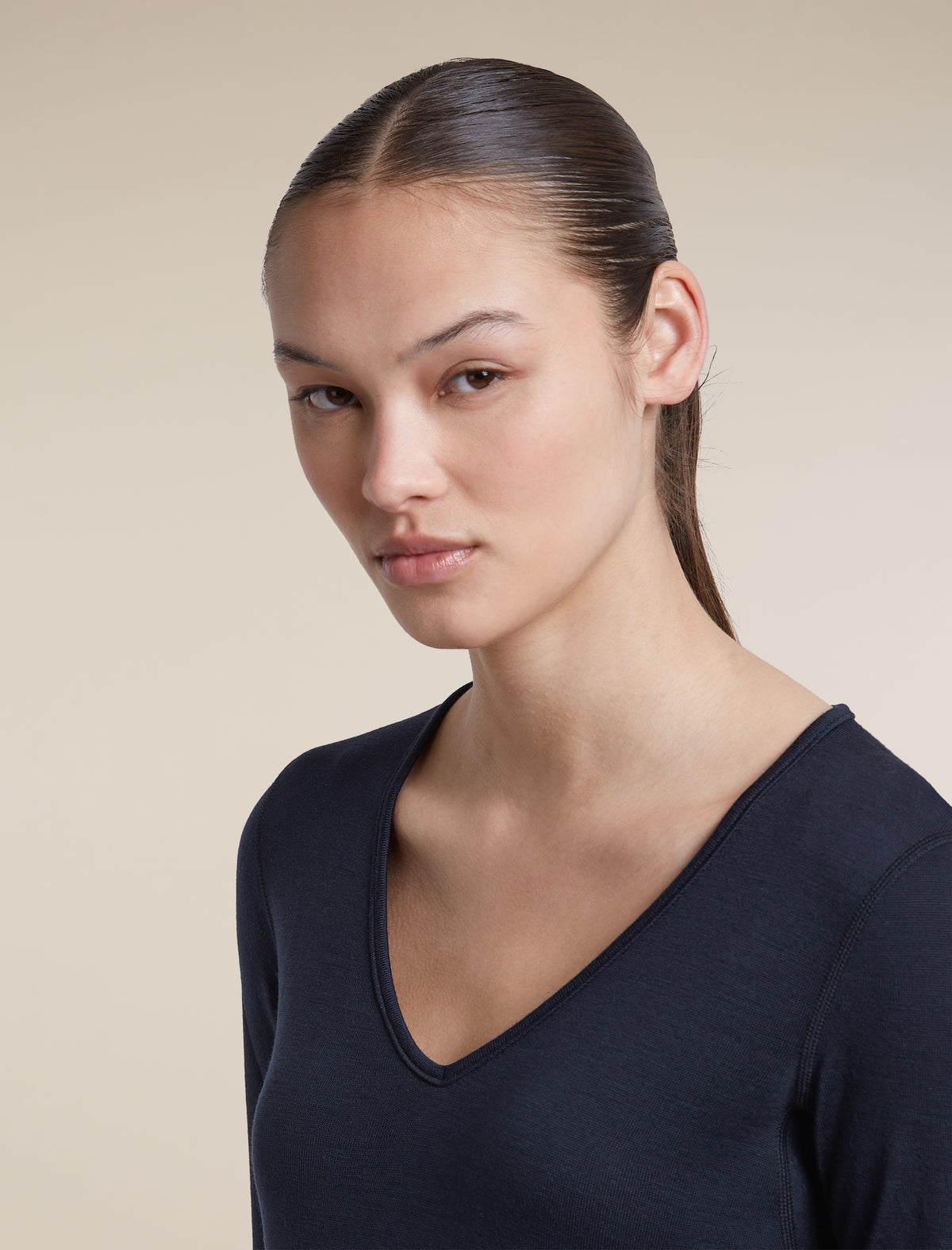 Chandail à encolure en V 260 Oasis en mérinos pour femmes  - 7