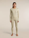 Women's Merino 260 Oasis Vertex High Rise Thermal Leggings Alpine Geo Undyed/Cumin - 3