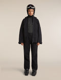 Women's Merino 260 Oasis Vertex Long Sleeve Thermal Half Zip Alpine Geo Black/Snow - 5