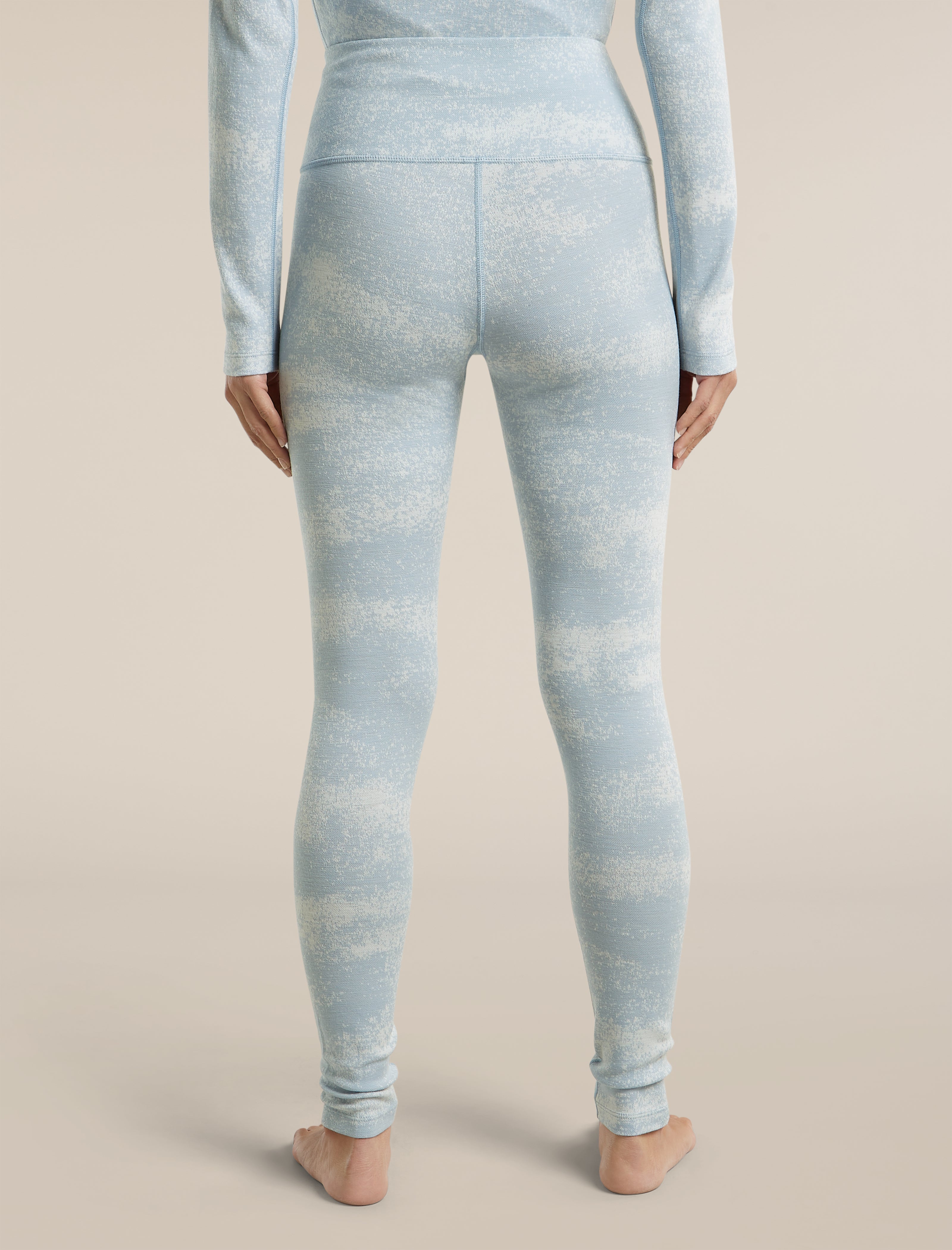 Women's Merino 260 Oasis Vertex High Rise Leggings Chillwave