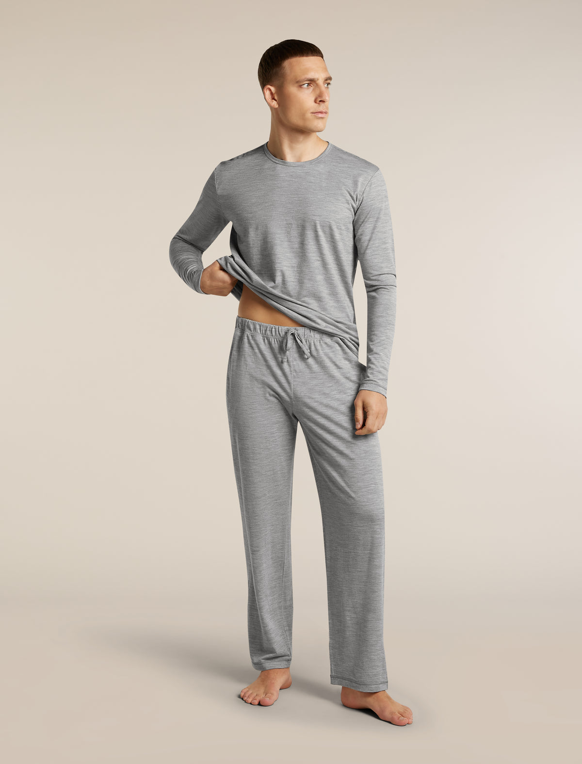 Men's Merino 150 Lodge Pants Metro Heather - 4