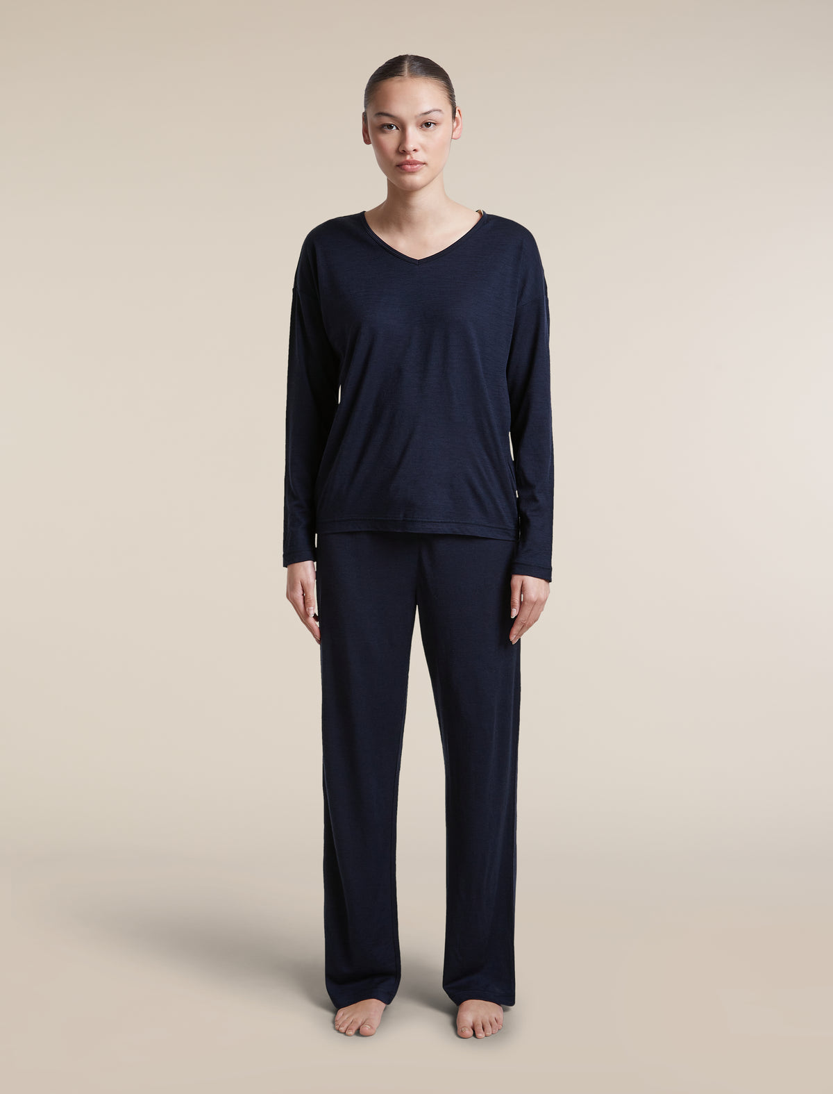 Women's Merino 150 Lodge Pants Midnight Navy - 3
