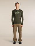 Men's Merino 150 Tech Lite Long Sleeve Tee Aoraki Explorer Dark Loden - 3
