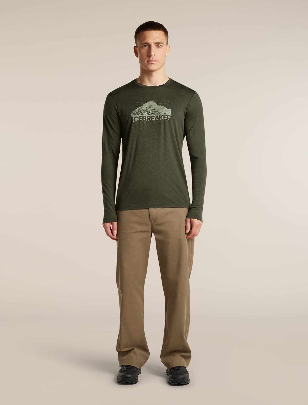 Men's Merino 150 Tech Lite Long Sleeve Tee Aoraki Explorer Dark Loden - 3