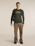 Men's Merino 150 Tech Lite Long Sleeve Tee Aoraki Explorer Dark Loden - 4