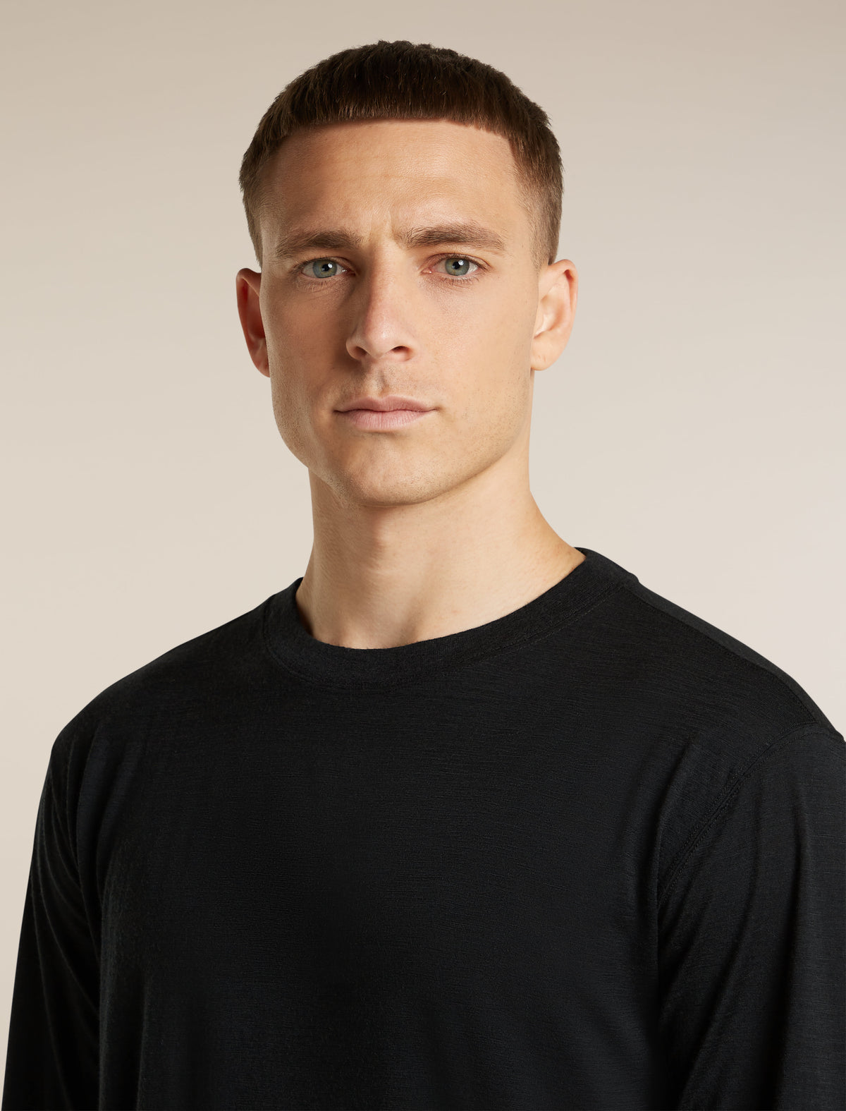 Men's Merino 150 Tech Lite Long Sleeve Relaxed Tee Black - 6