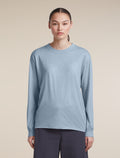 Women's Merino 150 Tech Lite Long Sleeve Relaxed Tee Zinc Blue - 1