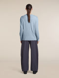 Women's Merino 150 Tech Lite Long Sleeve Relaxed Tee Zinc Blue - 6