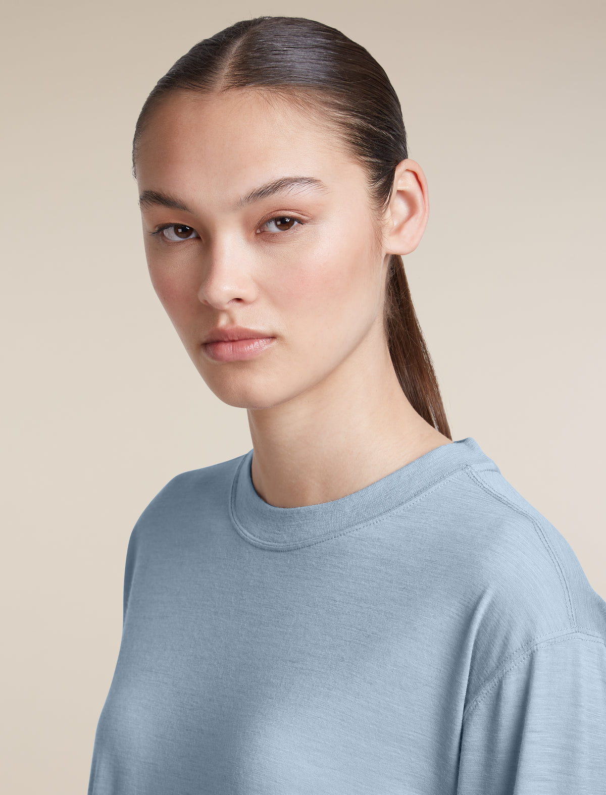 Women's Merino 150 Tech Lite Long Sleeve Relaxed Tee Zinc Blue - 7