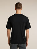 Men's Merino 150 Tech Lite Short Sleeve Relaxed Tee icebreaker Heritage Black - 2