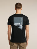 Men's Merino 150 Tech Lite Short Sleeve Tee Pure Altitude Black - 2