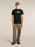 Men's Merino 150 Tech Lite Short Sleeve Tee Pure Altitude Black - 4