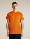 Men's Merino 150 Tech Lite Short Sleeve Tee 3D Mapping Spice - 1