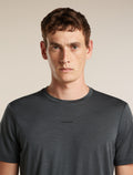 Men's Merino 150 Tech Lite Short Sleeve Tee 3D Mapping Obsidian - 6
