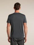 Men's Merino 150 Tech Lite Short Sleeve Tee 3D Mapping Obsidian - 2