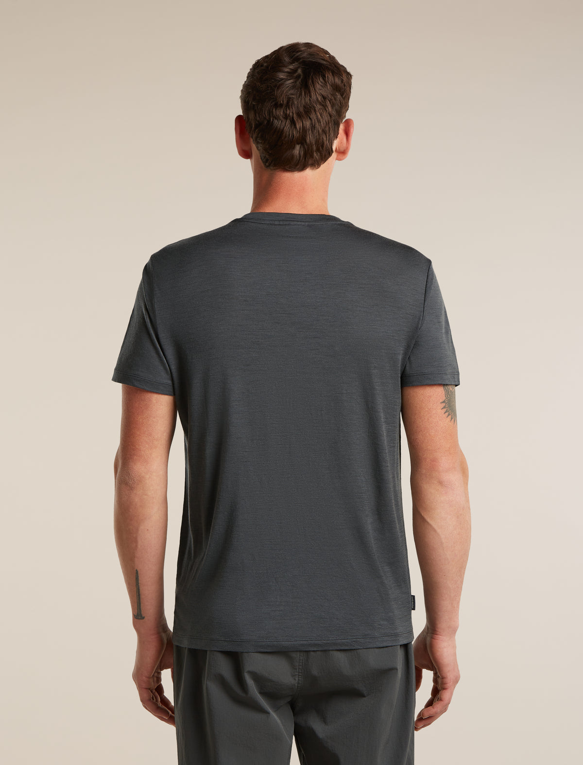 Men's Merino 150 Tech Lite Short Sleeve Tee 3D Mapping Obsidian - 2