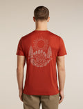 Men's Merino 150 Tech Lite Short Sleeve Tee Forest Footsteps Agate - 2