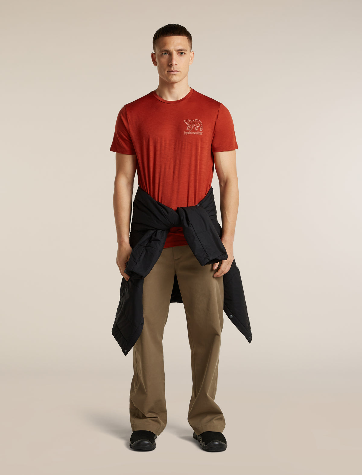 Men's Merino 150 Tech Lite Short Sleeve Tee Forest Footsteps Agate - 4