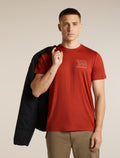 Men's Merino 150 Tech Lite Short Sleeve Tee Forest Footsteps Agate - 5