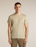 Men's Merino 150 Tech Lite Short Sleeve Tee Forest Footsteps Bay Heather - 1
