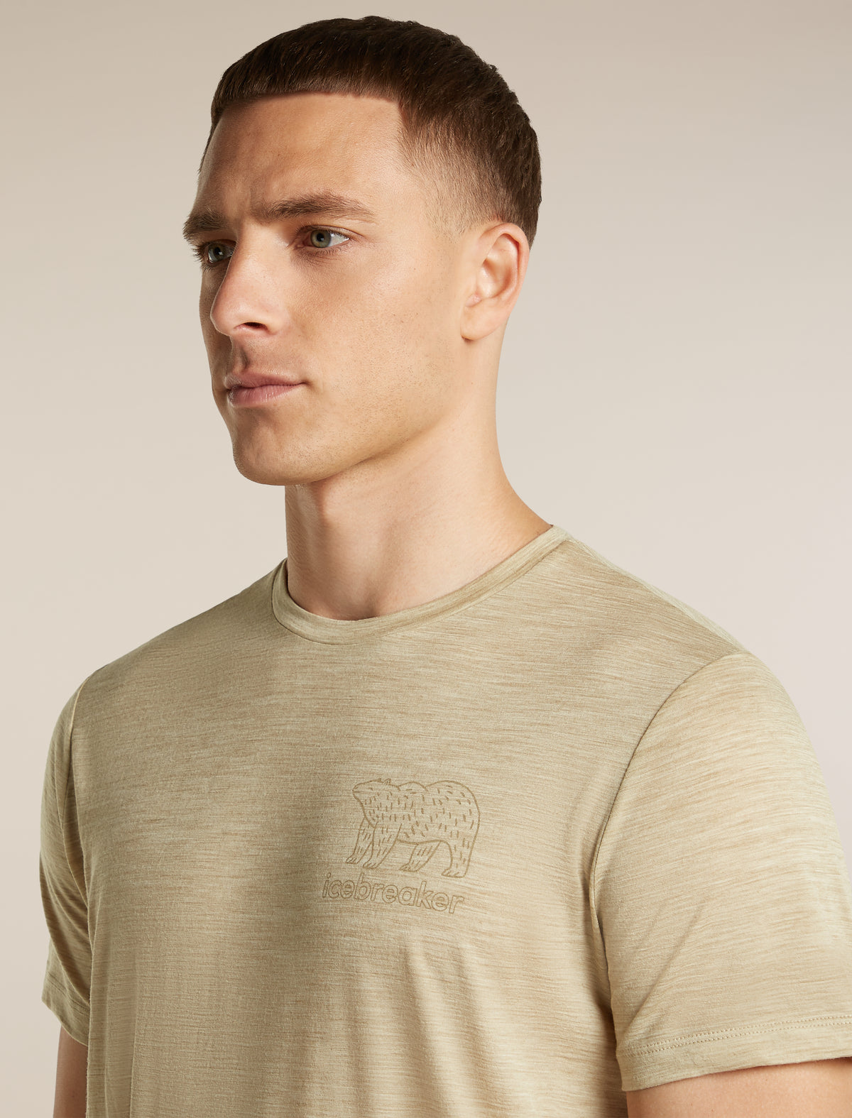 Men's Merino 150 Tech Lite Short Sleeve Tee Forest Footsteps Bay Heather - 6