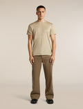 Men's Merino 150 Tech Lite Short Sleeve Tee Forest Footsteps Bay Heather - 3
