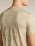 Men's Merino 150 Tech Lite Short Sleeve Tee Forest Footsteps Bay Heather - 7