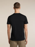 Men's Merino 150 Tech Lite Short Sleeve Tee IB Stitchline Black - 2
